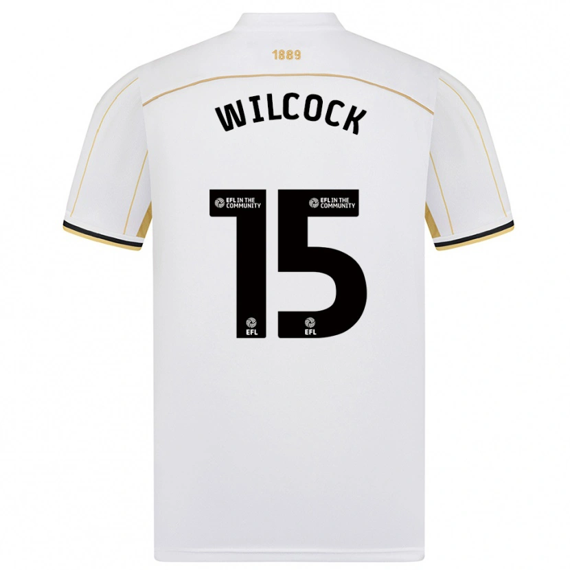 Danxen Mujer Camiseta Tamara Wilcock #15 Blanco Oro 2ª Equipación 2025/26 La Camisa México