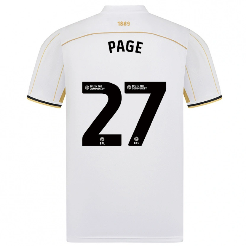 Danxen Mujer Camiseta Olivia Page #27 Blanco Oro 2ª Equipación 2025/26 La Camisa México