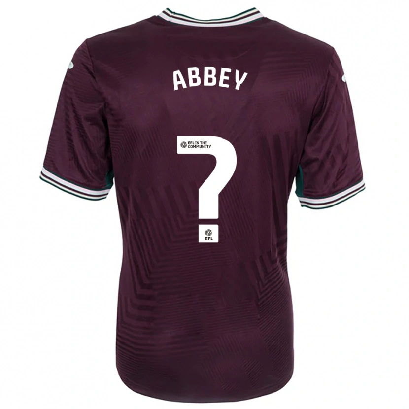 Danxen Mujer Camiseta Nelson Abbey #0 Rojo Óxido Blanco 2ª Equipación 2025/26 La Camisa México
