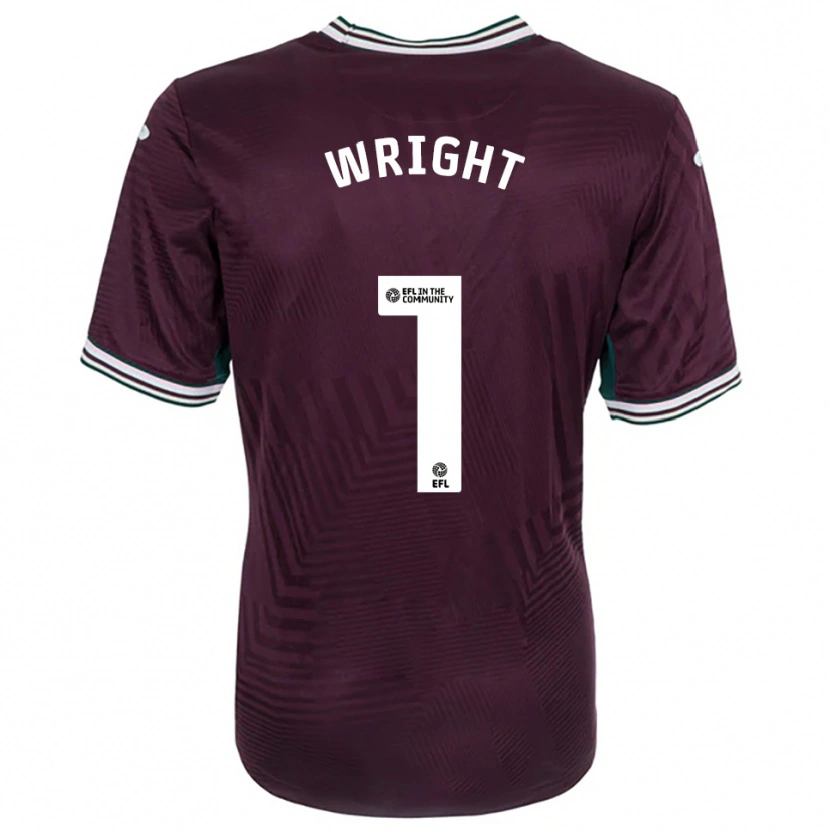 Danxen Mujer Camiseta Tom Wright #1 Rojo Óxido Blanco 2ª Equipación 2025/26 La Camisa México