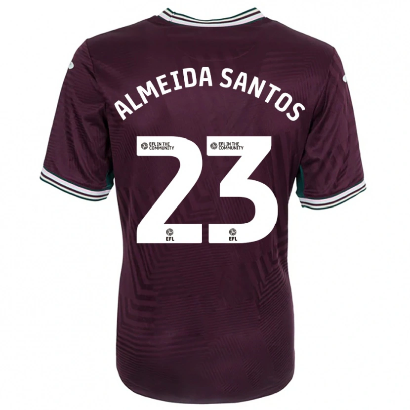 Danxen Mujer Camiseta Ricardo Santos #23 Rojo Óxido Blanco 2ª Equipación 2025/26 La Camisa México