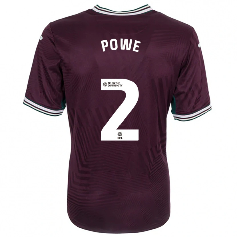 Danxen Mujer Camiseta Alicia Powe #2 Rojo Óxido Blanco 2ª Equipación 2025/26 La Camisa México