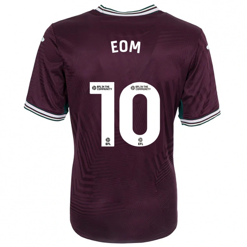 Danxen Mujer Camiseta Ji-Sung Eom #10 Rojo Óxido Blanco 2ª Equipación 2025/26 La Camisa México