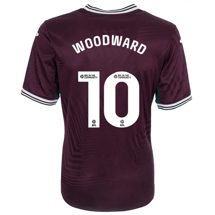 Danxen Mujer Camiseta Thomas Woodward #10 Rojo Óxido Blanco 2ª Equipación 2025/26 La Camisa México