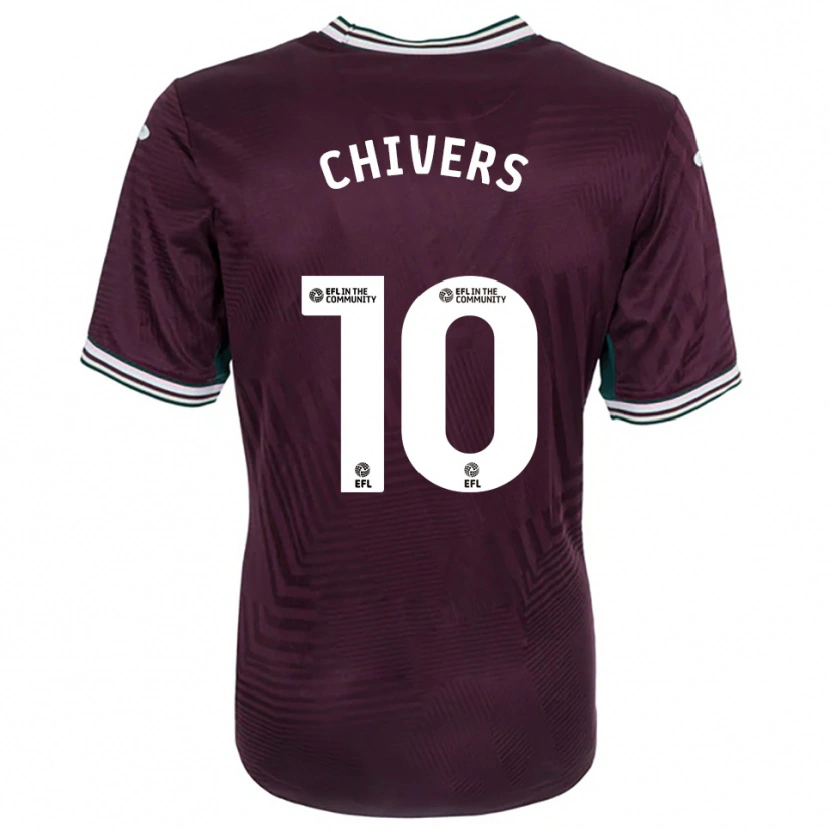 Danxen Mujer Camiseta Chloe Chivers #10 Rojo Óxido Blanco 2ª Equipación 2025/26 La Camisa México