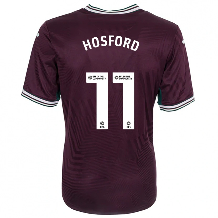 Danxen Mujer Camiseta Katy Hosford #11 Rojo Óxido Blanco 2ª Equipación 2025/26 La Camisa México