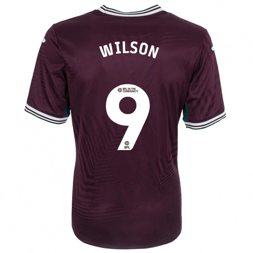 Danxen Mujer Camiseta Kyrell Wilson #9 Rojo Óxido Blanco 2ª Equipación 2025/26 La Camisa México