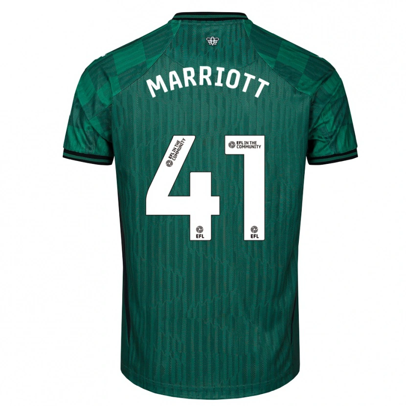 Danxen Mujer Camiseta Alfie Marriott #41 Verde Negro 2ª Equipación 2025/26 La Camisa México