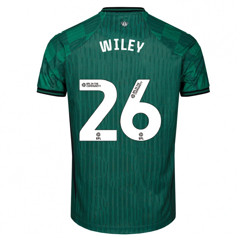 Danxen Mujer Camiseta Caleb Wiley #26 Verde Negro 2ª Equipación 2025/26 La Camisa México