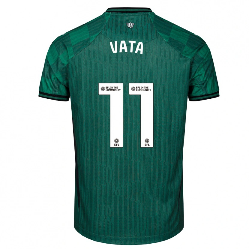 Danxen Mujer Camiseta Rocco Vata #11 Verde Negro 2ª Equipación 2025/26 La Camisa México