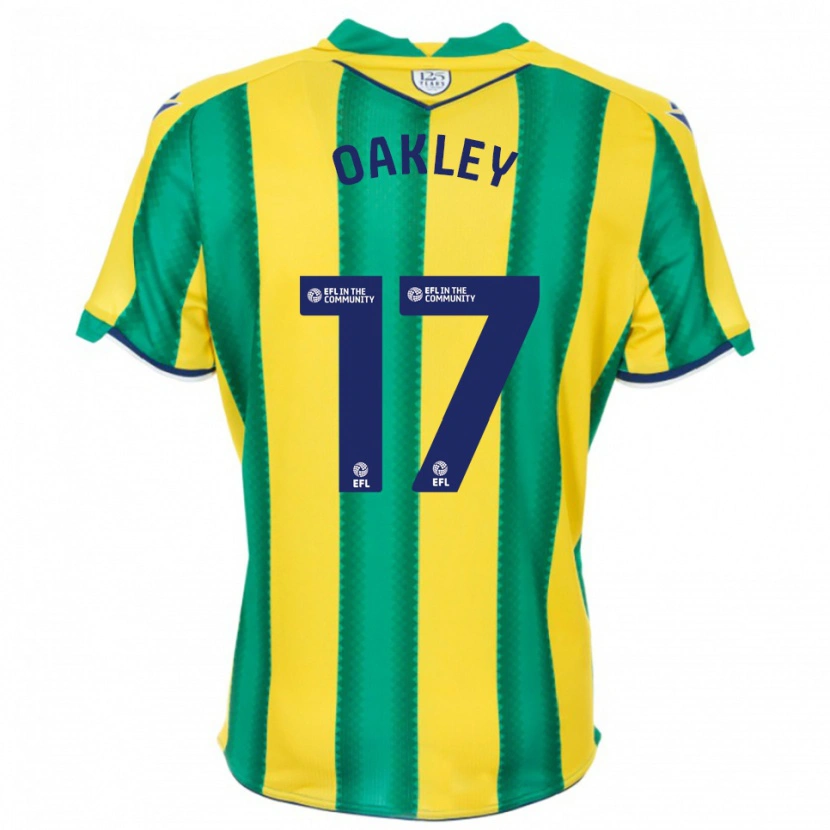 Danxen Mujer Camiseta Rhianne Oakley #17 Amarillo Verde 2ª Equipación 2025/26 La Camisa México