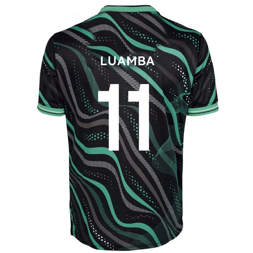 Danxen Mujer Camiseta Junior Luamba #11 Negro Verde 2ª Equipación 2025/26 La Camisa México