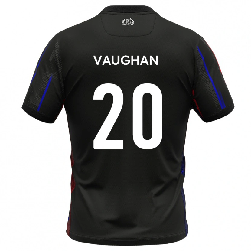 Danxen Mujer Camiseta Haydon Vaughan #20 Negro Rojo 2ª Equipación 2025/26 La Camisa México