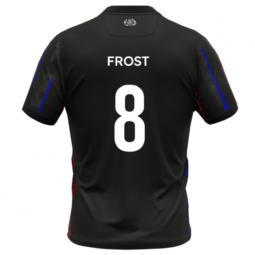 Danxen Mujer Camiseta Tyler Frost #8 Negro Rojo 2ª Equipación 2025/26 La Camisa México