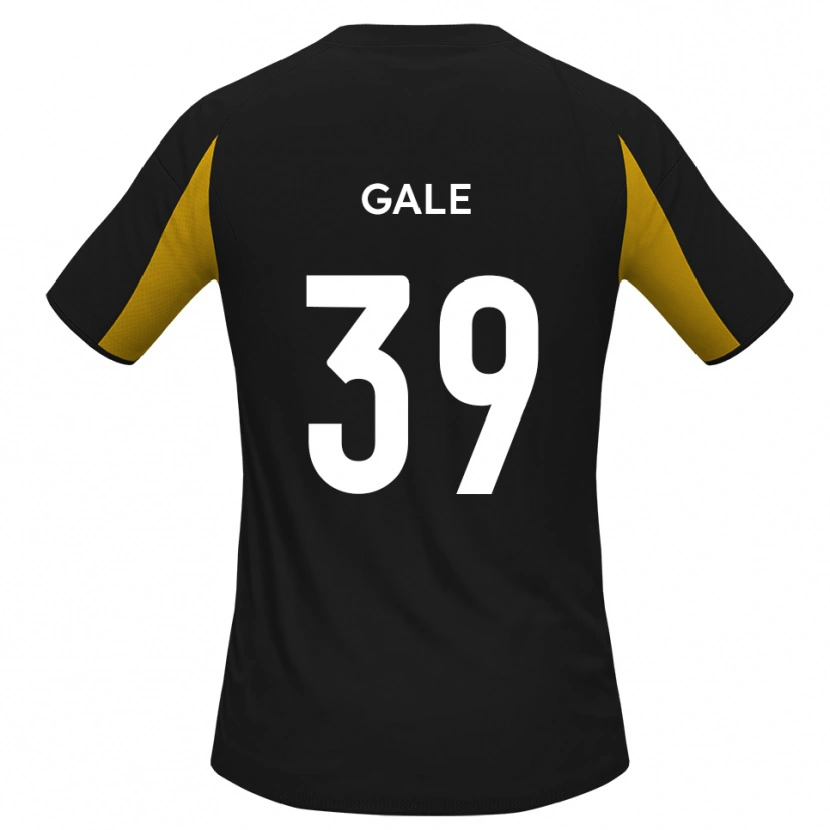Danxen Mujer Camiseta James Gale #39 Negro Amarillo 2ª Equipación 2025/26 La Camisa México
