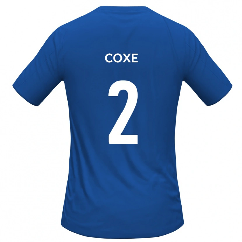Danxen Mujer Camiseta Cameron Coxe #2 Azul Celeste 2ª Equipación 2025/26 La Camisa México