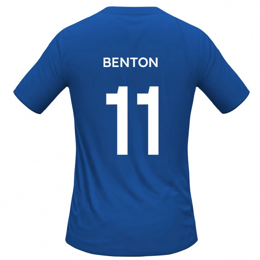 Danxen Mujer Camiseta Jon Benton #11 Azul Celeste 2ª Equipación 2025/26 La Camisa México