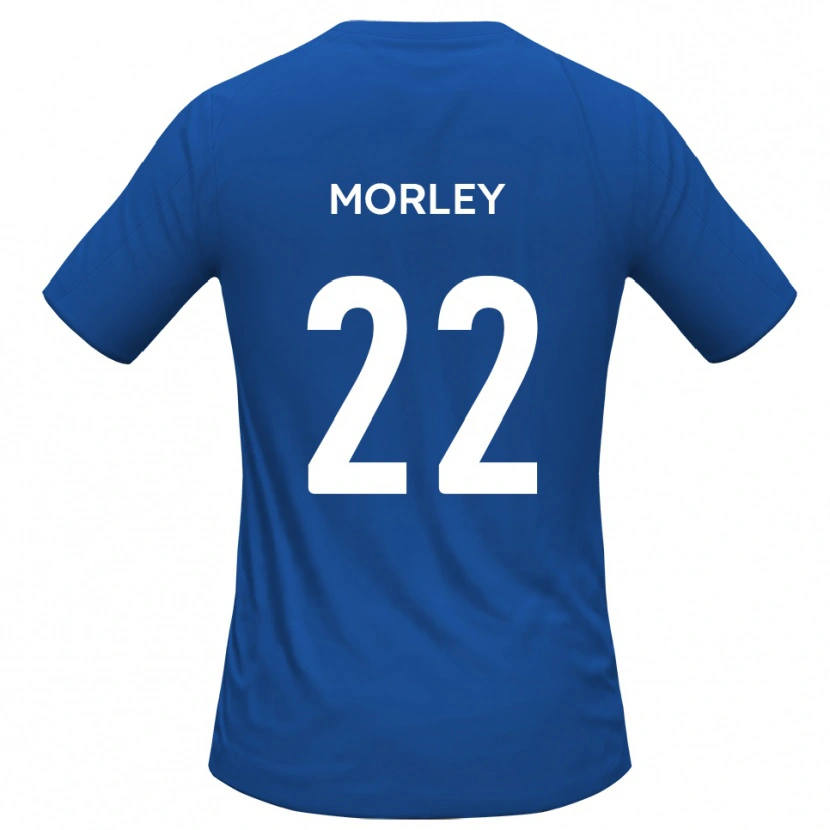 Danxen Mujer Camiseta Adam Morley #22 Azul Celeste 2ª Equipación 2025/26 La Camisa México