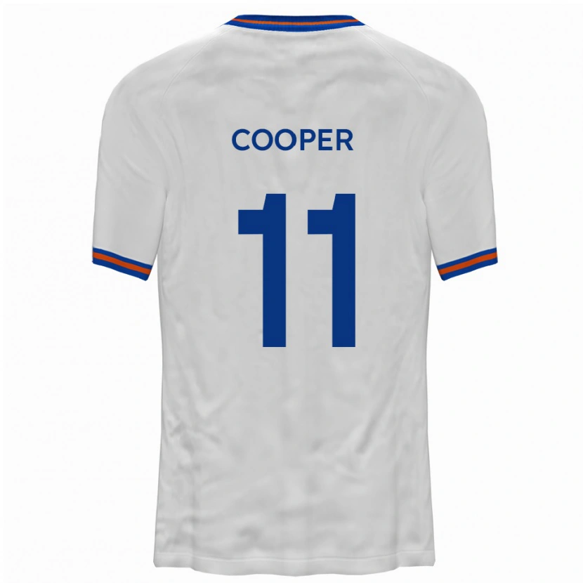 Danxen Mujer Camiseta Chay Cooper #11 Blanco Azul 2ª Equipación 2025/26 La Camisa México