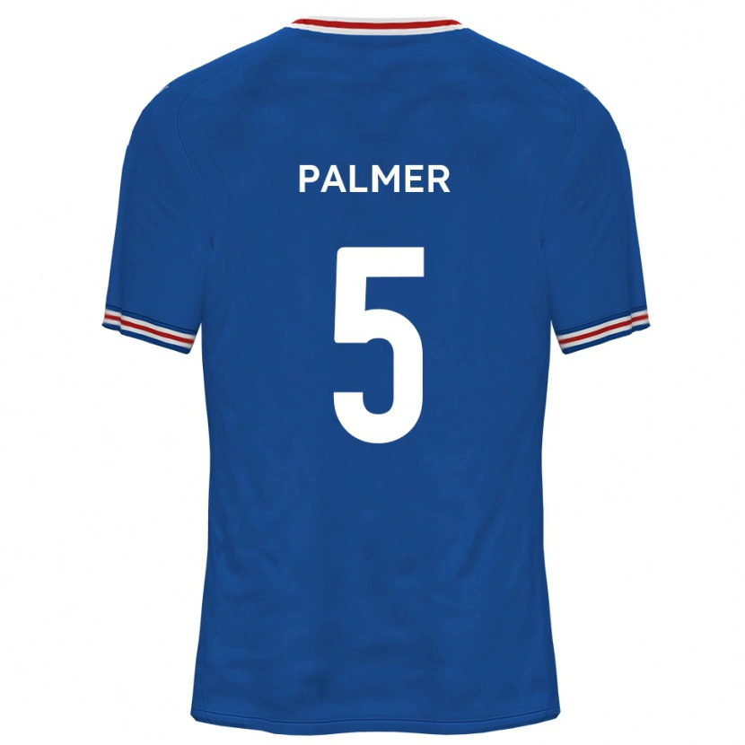 Danxen Mujer Camiseta Ashley Palmer #5 Azul Dodgers 2ª Equipación 2025/26 La Camisa México