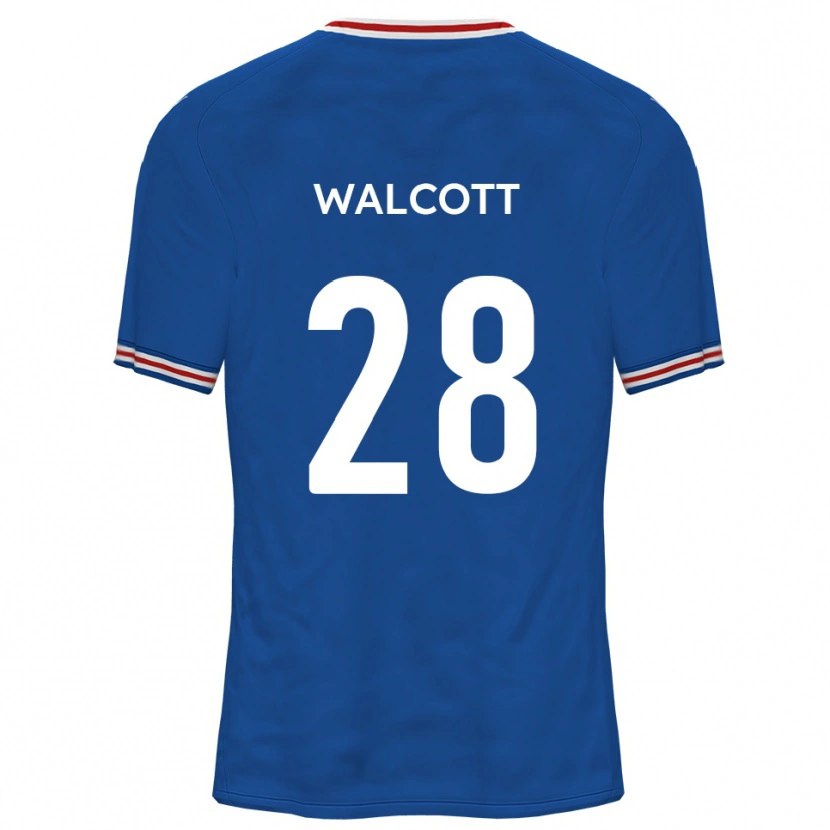 Danxen Mujer Camiseta Malachi Fagan-Walcott #28 Azul Dodgers 2ª Equipación 2025/26 La Camisa México