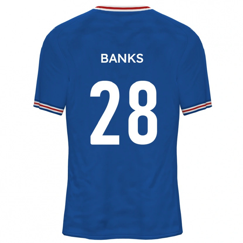 Danxen Mujer Camiseta Ollie Banks #28 Azul Dodgers 2ª Equipación 2025/26 La Camisa México