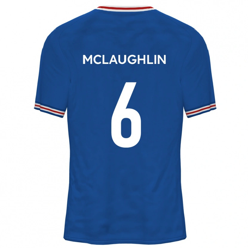 Danxen Mujer Camiseta Paddy Mclaughlin #6 Azul Dodgers 2ª Equipación 2025/26 La Camisa México