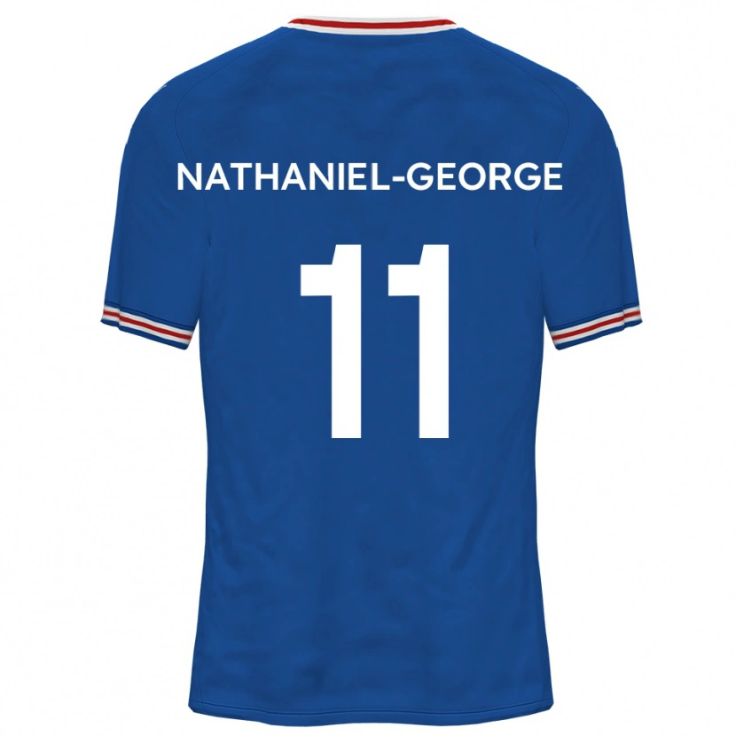 Danxen Mujer Camiseta Ashley Nathaniel-George #11 Azul Dodgers 2ª Equipación 2025/26 La Camisa México