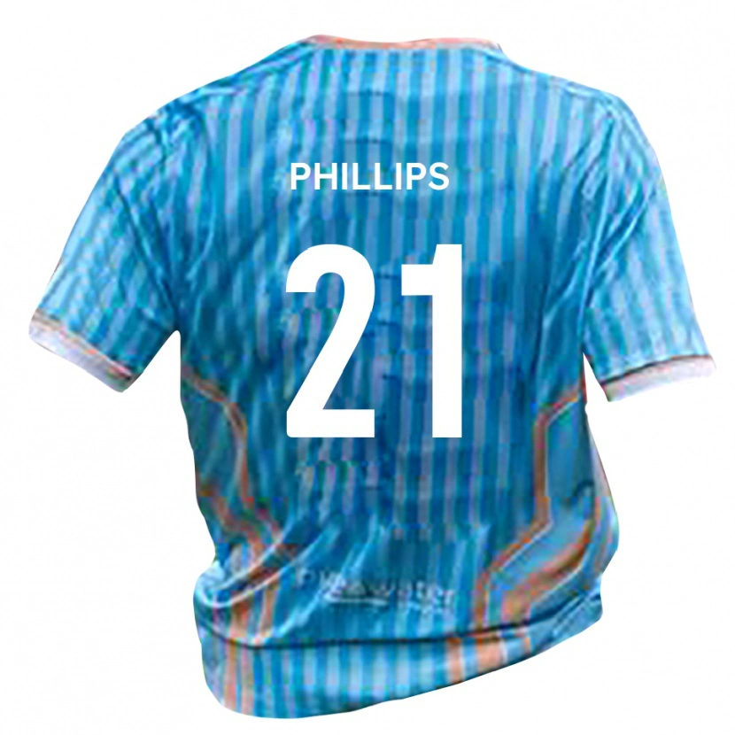 Danxen Mujer Camiseta Leon Phillips #21 Negro Oro 2ª Equipación 2025/26 La Camisa México
