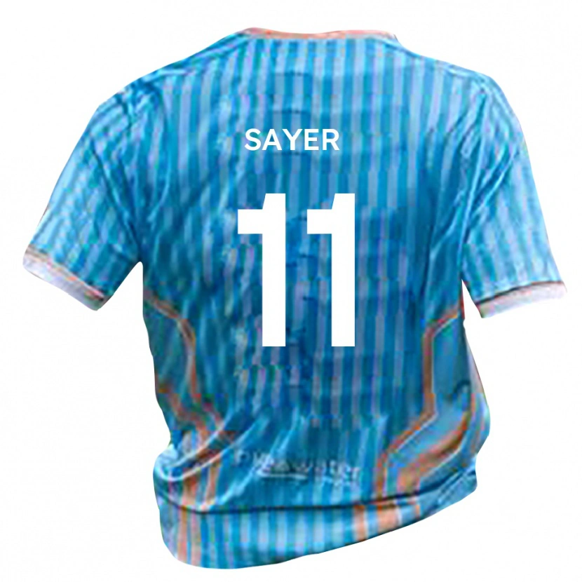 Danxen Mujer Camiseta Harvey Sayer #11 Negro Oro 2ª Equipación 2025/26 La Camisa México