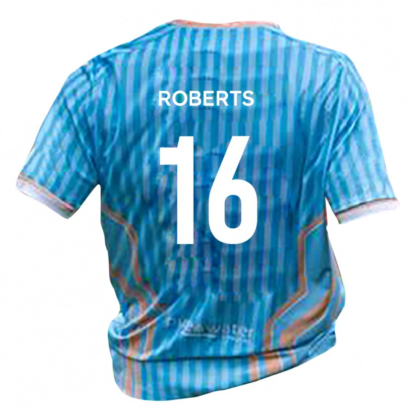 Danxen Mujer Camiseta Tyler Roberts #16 Negro Oro 2ª Equipación 2025/26 La Camisa México