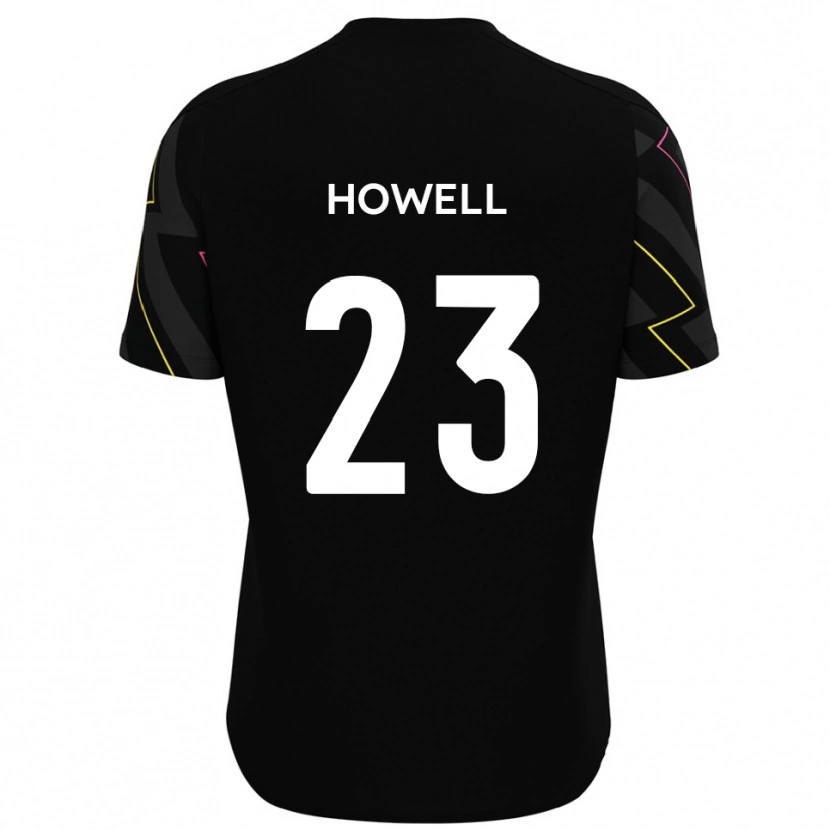 Danxen Mujer Camiseta Finn Howell #23 Negro Gris 2ª Equipación 2025/26 La Camisa México