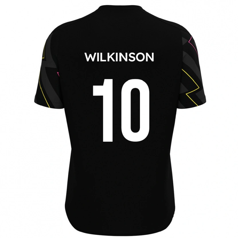 Danxen Mujer Camiseta Conor Wilkinson #10 Negro Gris 2ª Equipación 2025/26 La Camisa México