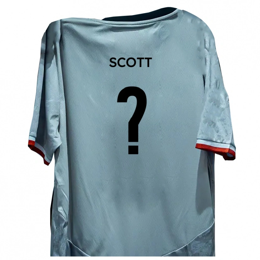 Danxen Mujer Camiseta Keisha Scott #0 Blanco Negro 2ª Equipación 2025/26 La Camisa México