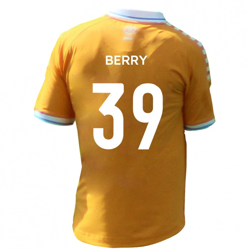 Danxen Mujer Camiseta Charlie Berry #39 Amarillo Azul 2ª Equipación 2025/26 La Camisa México