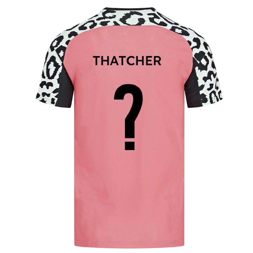 Danxen Mujer Camiseta Katie Thatcher #0 Rosa Negro 2ª Equipación 2025/26 La Camisa México