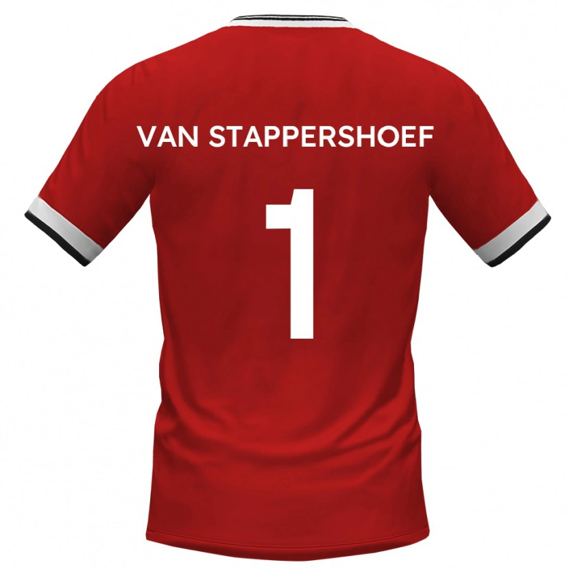 Danxen Mujer Camiseta Jordi Van Stappershoef #1 Blanco Negro 2ª Equipación 2025/26 La Camisa México