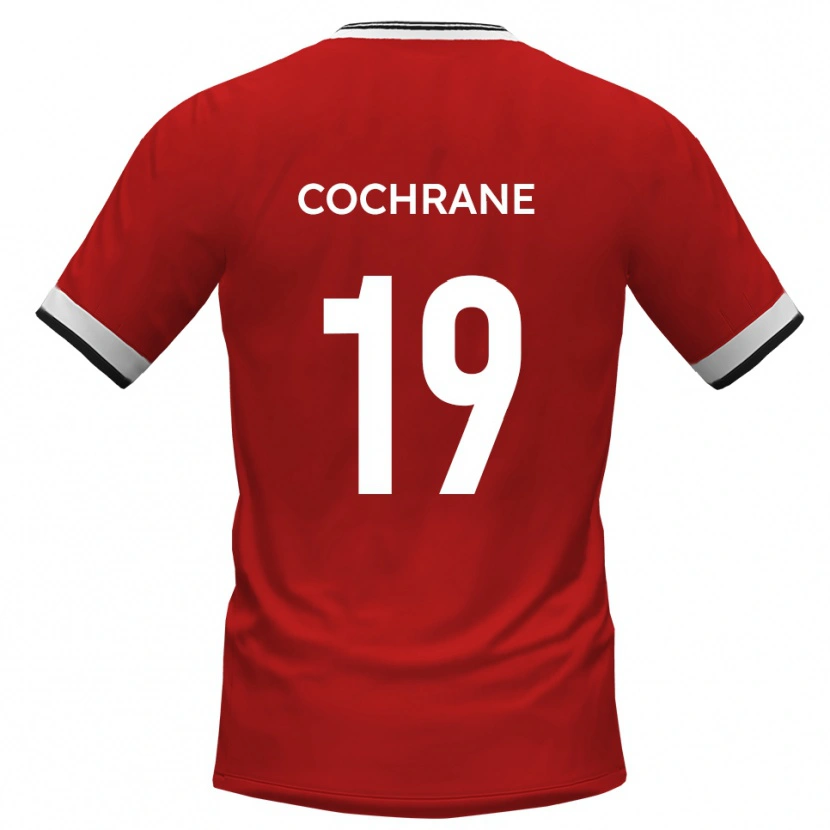 Danxen Mujer Camiseta Owen Cochrane #19 Blanco Negro 2ª Equipación 2025/26 La Camisa México