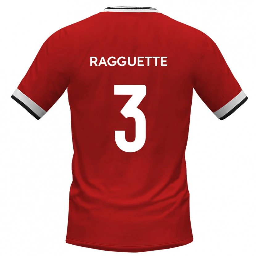 Danxen Mujer Camiseta Jordan Ragguette #3 Blanco Negro 2ª Equipación 2025/26 La Camisa México