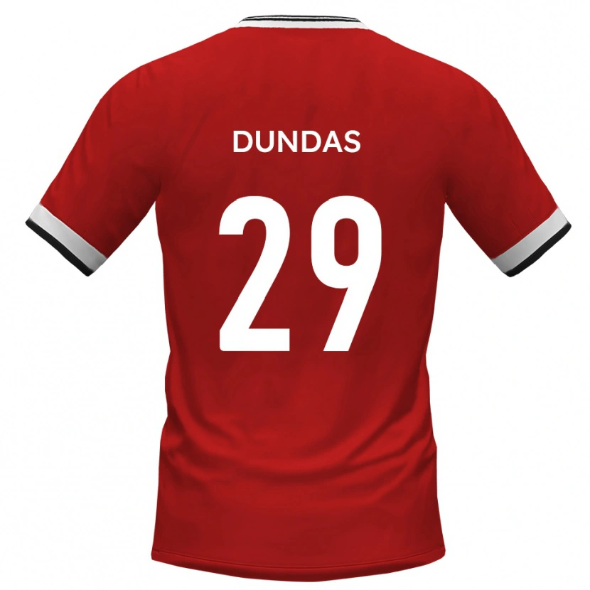 Danxen Mujer Camiseta Jadyn Dundas #29 Blanco Negro 2ª Equipación 2025/26 La Camisa México