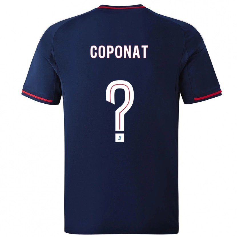 Danxen Mujer Camiseta Lilian Coponat #0 Azul Marino Rojo 2ª Equipación 2025/26 La Camisa México