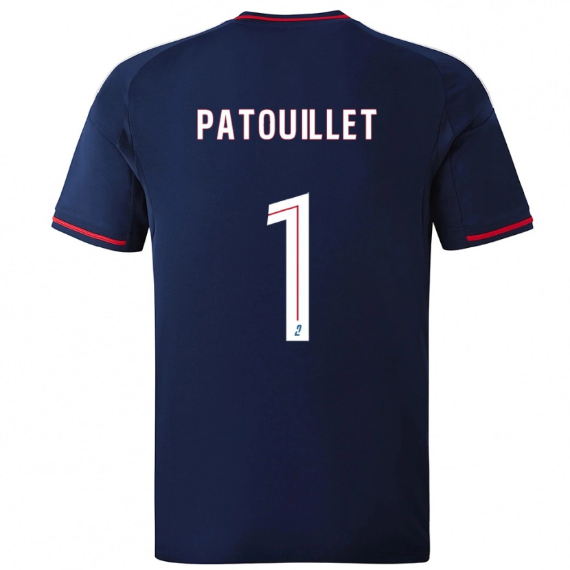 Danxen Mujer Camiseta Mathieu Patouillet #1 Azul Marino Rojo 2ª Equipación 2025/26 La Camisa México
