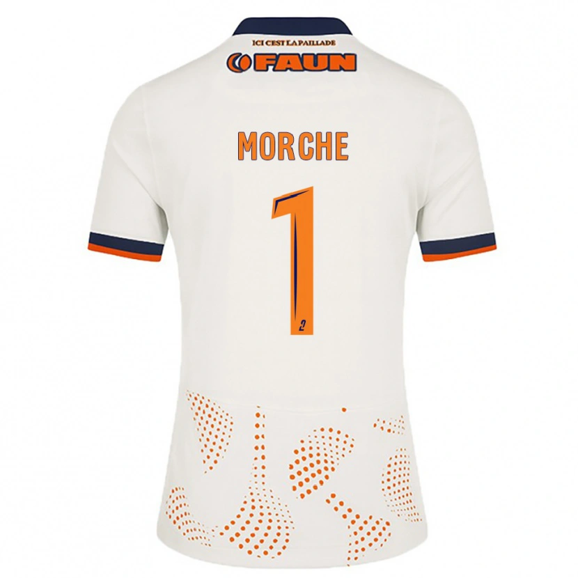 Danxen Mujer Camiseta Cosette Morché #1 Blanco Naranja 2ª Equipación 2025/26 La Camisa México