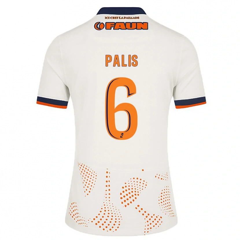 Danxen Mujer Camiseta Ella Palis #6 Blanco Naranja 2ª Equipación 2025/26 La Camisa México