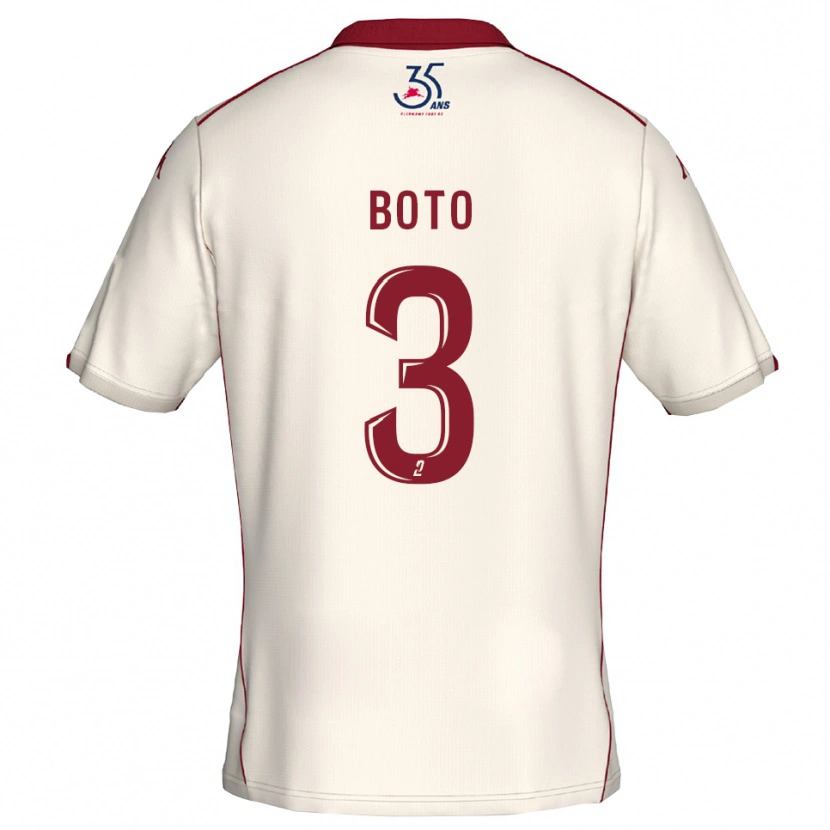 Danxen Mujer Camiseta Kenji-Van Boto #3 Blanco Borgoña 2ª Equipación 2025/26 La Camisa México