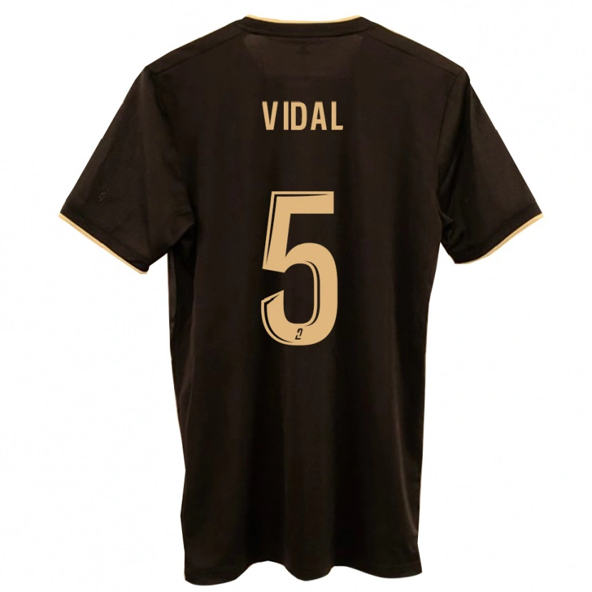 Danxen Mujer Camiseta Clément Vidal #5 Azul Rojo 2ª Equipación 2025/26 La Camisa México