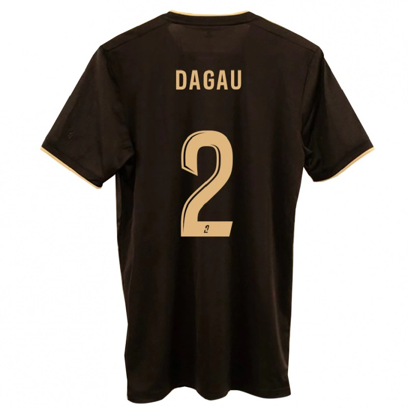 Danxen Mujer Camiseta Luca Dagau #2 Azul Rojo 2ª Equipación 2025/26 La Camisa México
