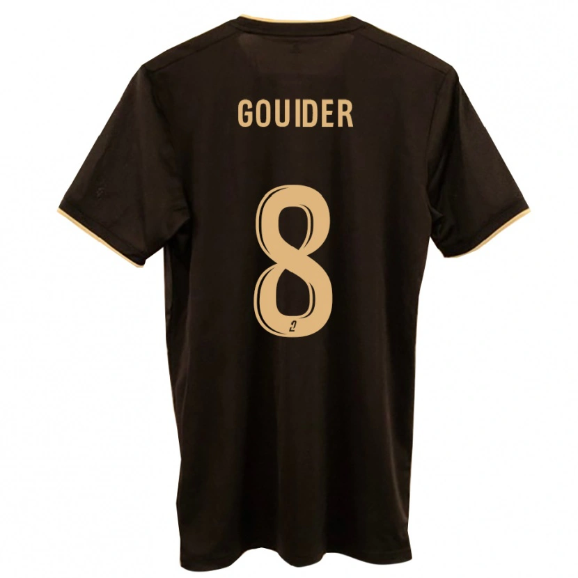 Danxen Mujer Camiseta Yanis Gouider #8 Azul Rojo 2ª Equipación 2025/26 La Camisa México