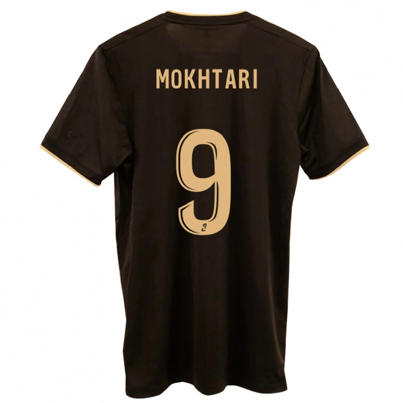 Danxen Mujer Camiseta Noa Mokhtari #9 Azul Rojo 2ª Equipación 2025/26 La Camisa México