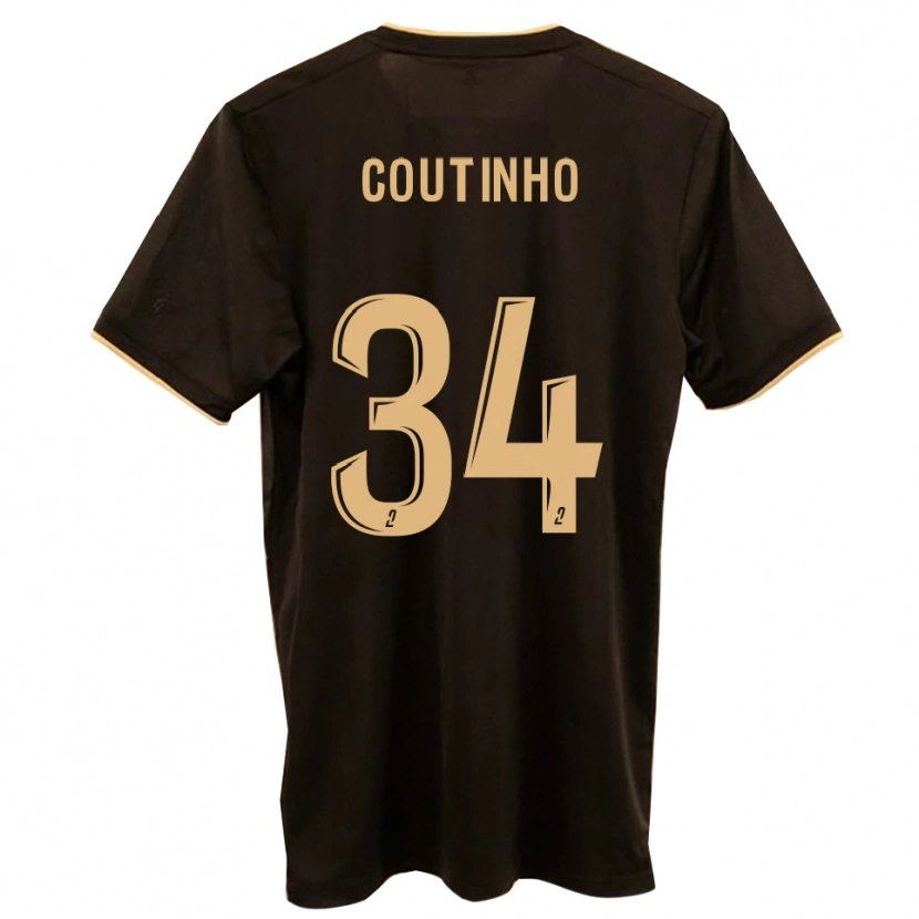 Danxen Mujer Camiseta Ricardo Coutinho #34 Azul Rojo 2ª Equipación 2025/26 La Camisa México